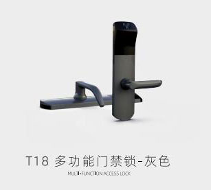 T18多功能门禁锁-灰色